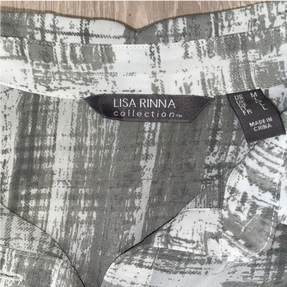 Lisa Rinna Collection Sheer Long Duster Tunic Top - Picture 6 of 11